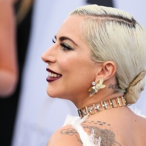 Lady Gaga, Stefani Joanne Angelina Germanotta - Photocall - 25ème cérémonie annuelle des Screen Actors Guild Awards au Shrine Audritorium à Los Angeles, le 27 janvier 2019.