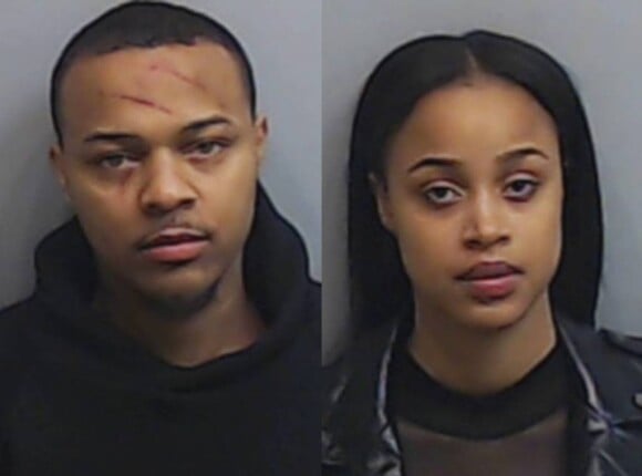 Bow Wow et Leslie Holden lors de leur arrestation le 2 février 2019.