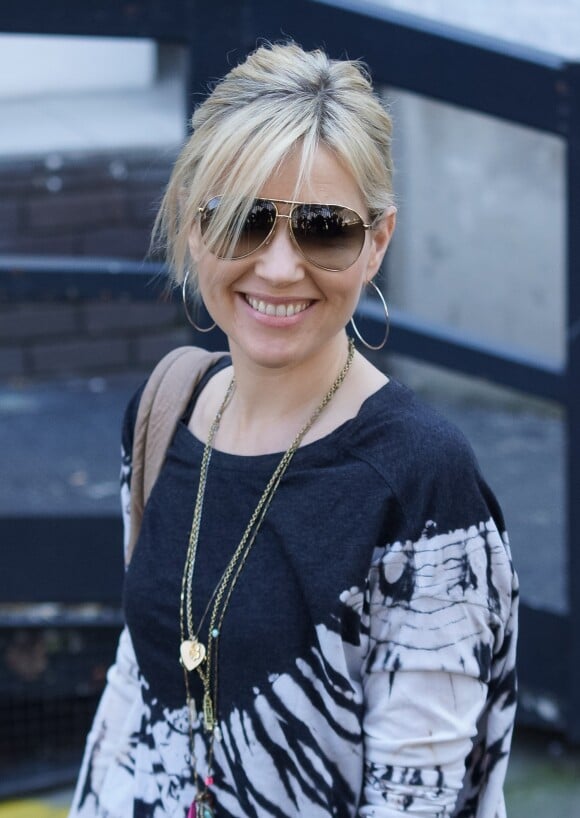 La chanteuse Dido se rend sur les studios ITV a Londres le 2 mai 2013.