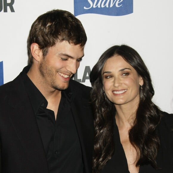 Ashton Kutcher, Demi Moore - Première du film "Glamour reel moments" à Hollywood, en 2008