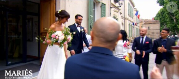 Mariage de Nolwenn et Florian dans "Mariés au premier regard 3" - M6, 18 février 2019