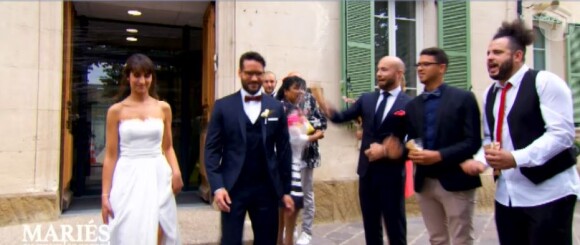 Mariage de Nolwenn et Florian dans "Mariés au premier regard 3" - M6, 18 février 2019