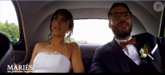 Mariage de Nolwenn et Florian dans "Mariés au premier regard 3" - M6, 18 février 2019