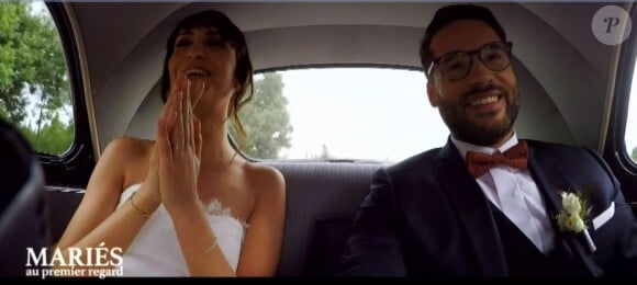 Mariage de Nolwenn et Florian dans "Mariés au premier regard 3" - M6, 18 février 2019