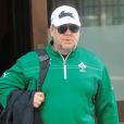Exclusif - Russell Crowe à la sortie de son hôtel à New York, le 1er novembre 2018.