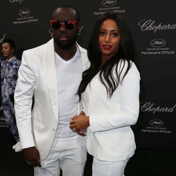 Maitre Gims et sa femme DemDem - Photocall de la soirée Chopard lors du 69ème Festival International du Film de Cannes le 16 mai 2016.