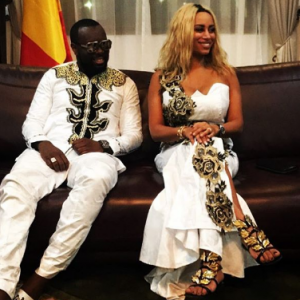 Maître Gims et sa femme DemDem ont rencontré le président de la république du Mali, Ibrahim Boubacar Keïta. Photo postée sur Instagram en janvier 2017.