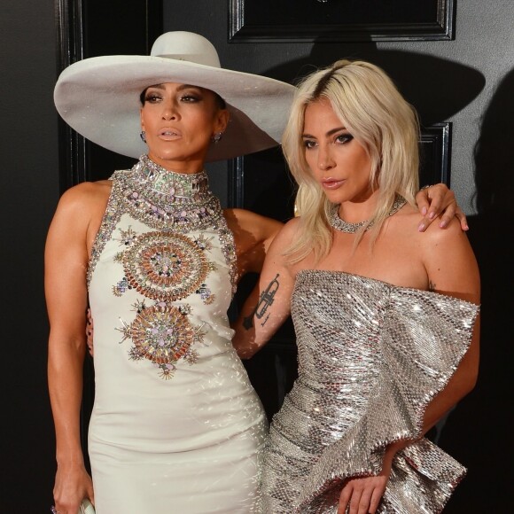 Jennifer Lopez, Lady Gaga - Les célébrités arrivent à la 61ème soirée annuelle des GRAMMY Awards à Los Angeles, le 10 février 2019