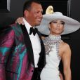 Alex Rodriguez et sa compagne Jennifer Lopez - Les célébrités arrivent à la 61ème soirée annuelle des GRAMMY Awards à Los Angeles, le 10 février 2019