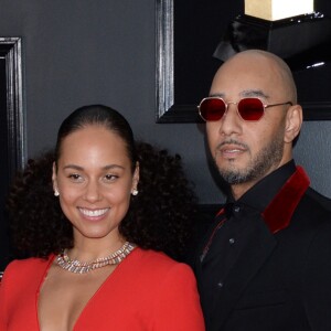 Alicia Keys et son mari Swizz Beatz - Les célébrités arrivent à la 61ème soirée annuelle des GRAMMY Awards à Los Angeles, le 10 février 2019