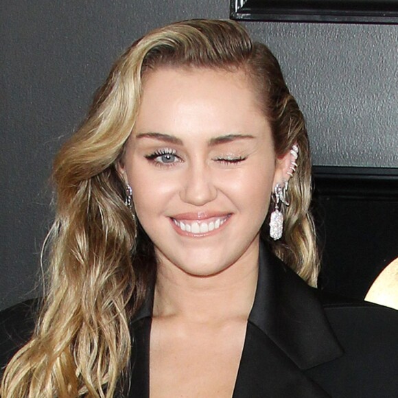 Miley Cyrus - Les célébrités arrivent à la 61ème soirée annuelle des GRAMMY Awards à Los Angeles, le 10 février 2019