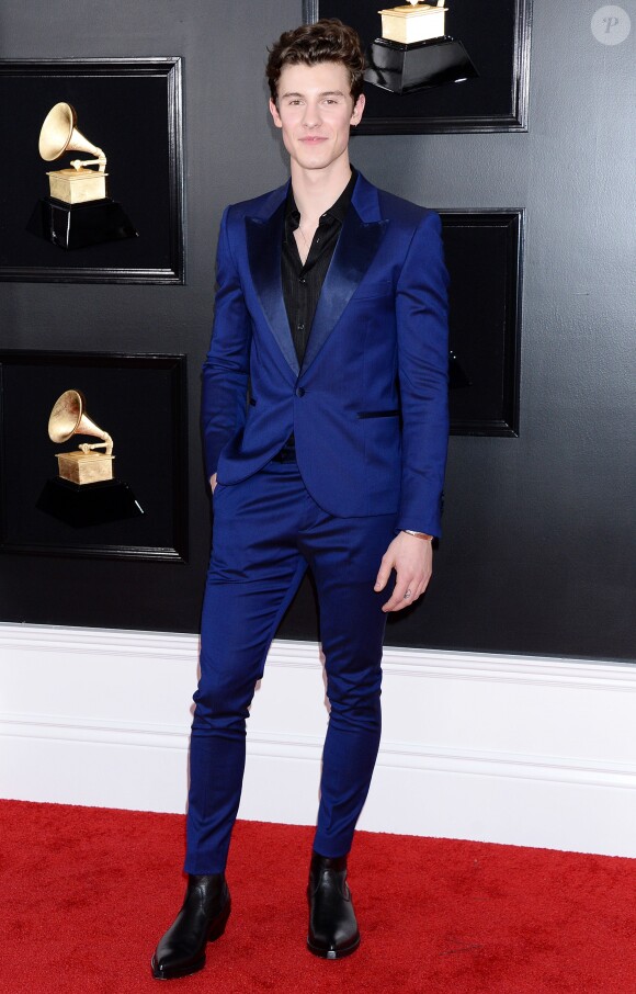 Shawn Mendes - Les célébrités arrivent à la 61ème soirée annuelle des GRAMMY Awards à Los Angeles, le 10 février 2019