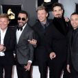 Le groupe Backstreet Boys (Nick Carter, Kevin Richardson, Brian Littrell, A. J. McLean, Howie Dorough) - Les célébrités arrivent à la 61ème soirée annuelle des GRAMMY Awards à Los Angeles, le 10 février 2019