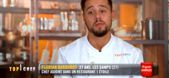 Florian dans "Top Chef 10" mercredi 13 février 2019 sur M6.