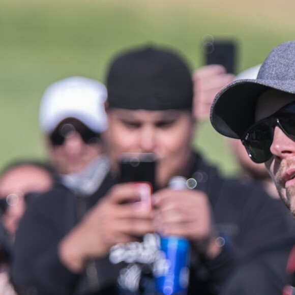 Chris Pratt pendant le tournoi de golf "Coupe des Célébrités" au Riviera Country Club de Brentwood, à Los Angeles, Californie, Etats-Unis, le 11 février 2019. © Prensa Internaciona/Zuma Press/Bestimage