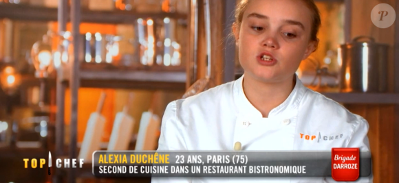 Alexia lors du quatrième épisode de "Top Chef" saison 10, le 27 février 2019 sur M6.