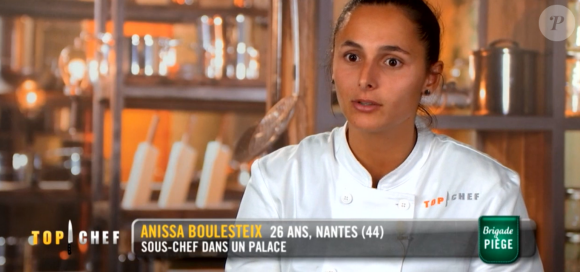 Anissa lors du quatrième épisode de "Top Chef" saison 10, le 27 février 2019 sur M6.
