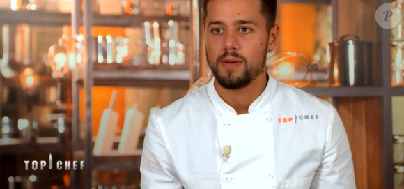 Florian lors du quatrième épisode de "Top Chef" saison 10, le 27 février 2019 sur M6.
