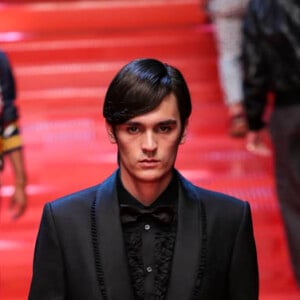 Alain-Fabien Delon - Défilé de mode Hommes "Dolce & Gabbana" 2018 lors de la fashion week de Milan. Le 17 juin 2017.