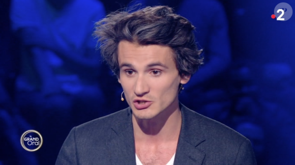 Norman Damidot dans "Le Grand oral" sur France 2 le 19 février 2019.