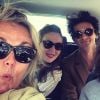 Valérie Damidot en voiture avec sa famille, son mari, son fils et sa fille - Instagram, 19 mai 2018