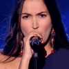 Ilycia dans "The Voice 8" sur TF1, le 23 février 2019.