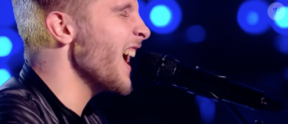 Clem dans "The Voice 8" sur TF1, le 23 février 2019.