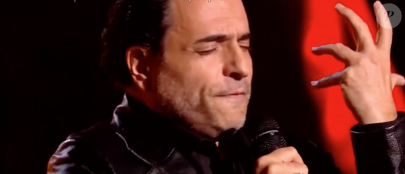 Gilles San Juan dans "The Voice 8" sur TF1, le 23 février 2019.