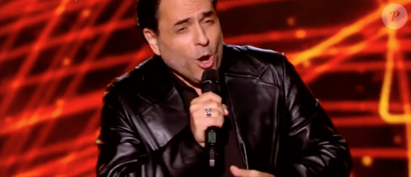Gilles San Juan dans "The Voice 8" sur TF1, le 23 février 2019.