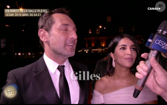 Gilles Lellouche et Leïla Bekhti - Arrivées sur le tapis rouge de la cérémonie des César le 22 février 2019