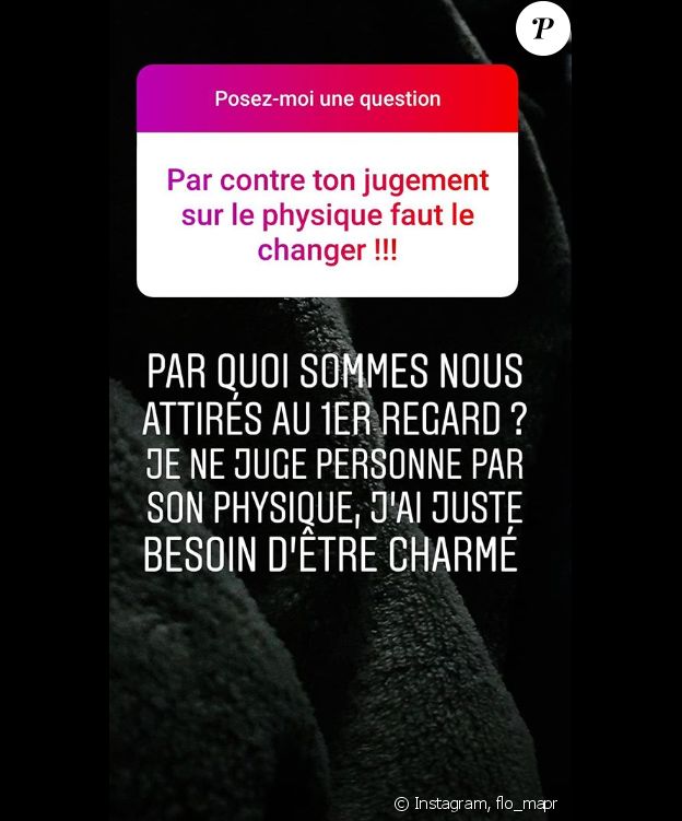 Florian de "Mariés au premier regard 3" - 24 février 2019, story Instagram