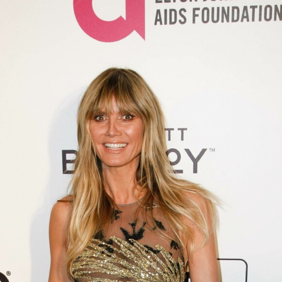 Heidi Klum à la soirée caritative AIDS Foundation Academy Awards Viewing Party à Los Angeles, le 24 février 2019