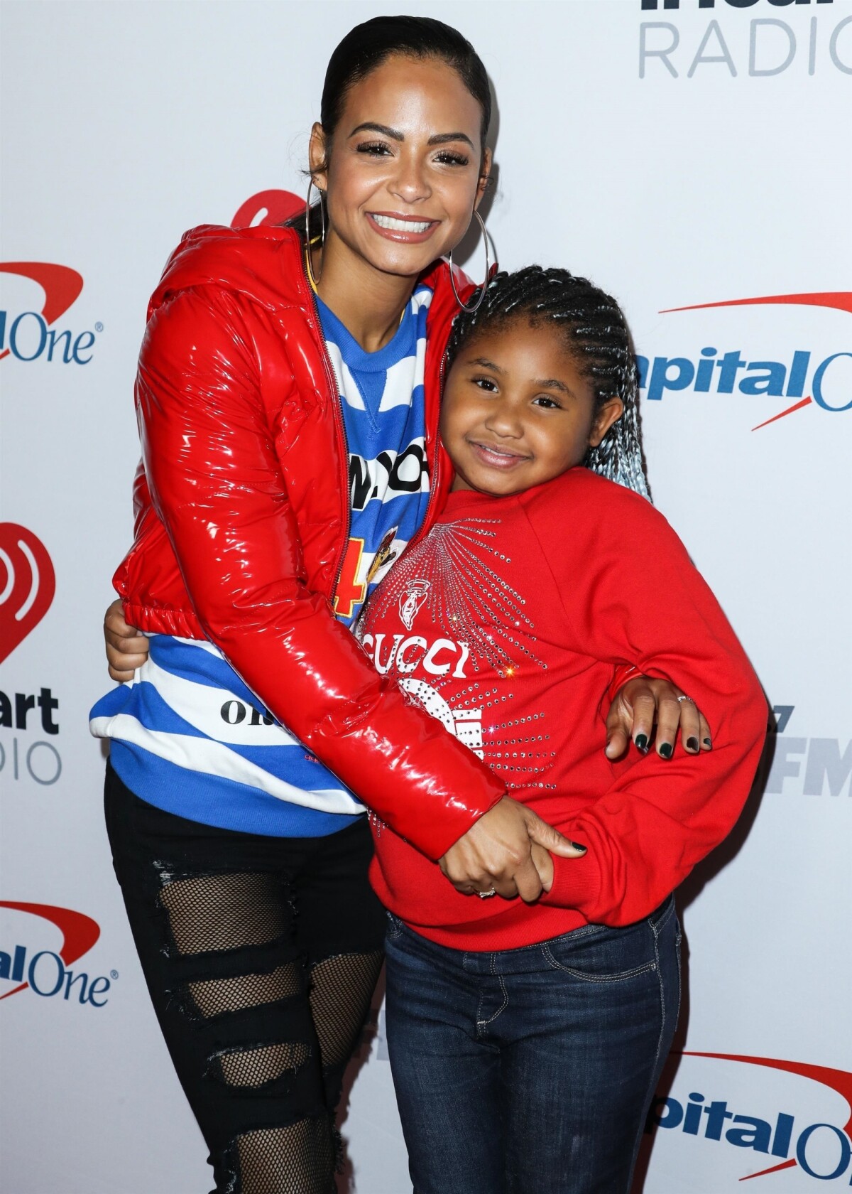 Photo Christina Milian et sa fille Violet Madison Nash à la soirée