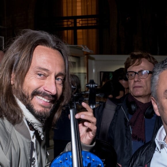 Exclusif - Bob Sinclar - Vernissage de l'exposition "Femmes je vous aime" à l'Hôtel Plaza Athénée à Paris, le 25 février 2019. © Cyril Moreau/Bestimage