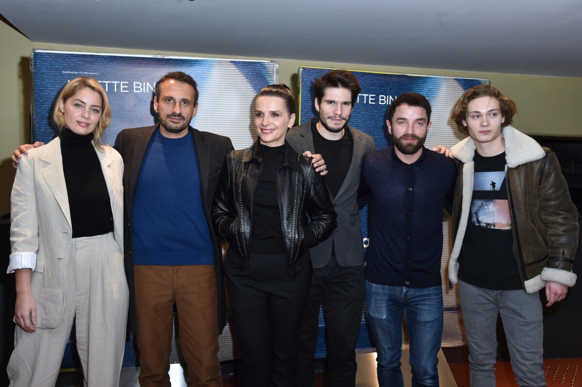 Photo : Marie-Ange Casta, le réalisateur Safy Nebbou, Juliette Binoche