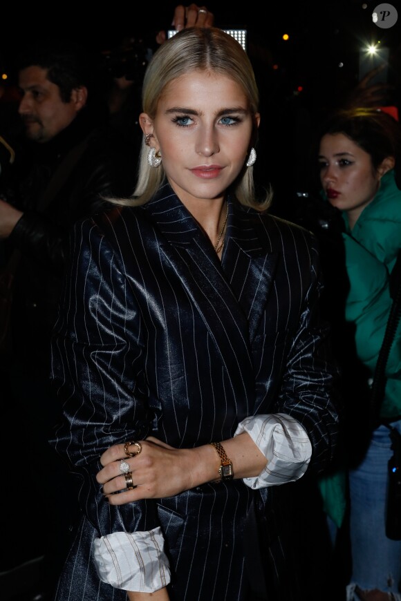 Caroline Daur - Arrivée des people au défilé Tommy Hilfiger TOMMYNOW lors de la Fashion Week de Paris, le 2 mars 2019.