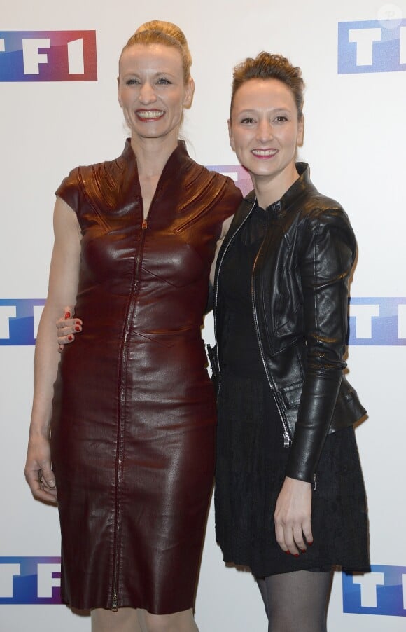 Alexandra Lamy et sa soeur Audrey Lamy - Avant-Premiére du film "Ce soir je vais tuer l' assassin de mon fils" à l'Elysée Biarritz à Paris le 24 mars 2014.