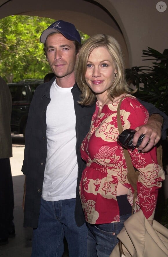 Jennie Garth et Luke Perry en 2002.
