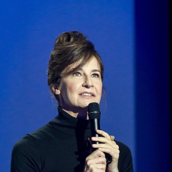 Exclusif - Valérie Lemercier - À l'occasion des 40 ans de carrière de Jean-Paul Gaultier et de sa revue spectacle " Fashion Freak Show " aux Folies Bergère, France 2 donne carte blanche au couturier français le plus célèbre du monde, qui créera pour la première fois un grand show de variétés entièrement plongé dans son univers, qui sera diffusé le samedi 13 octobre 2018 à 21 heures. Le 9 octobre 2018 © Pierre Perusseau / Bestimage