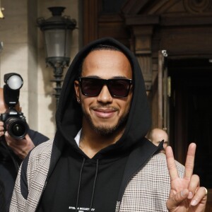 Lewis Hamilton - Sorties du défilé de mode prêt-à-porter autome-hiver 2019/2020 "Stella McCartney" à Paris le 4 mars 2019. © Veeren-CVS/Bestimage