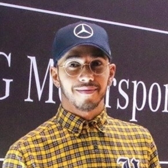 Lewis Hamilton lors du lancement d'une soirée à Sao Paulo. Le 10 novembre 2018.