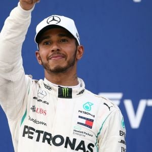 Le pilote Mercedes AMG Petronas Lewis Hamilton au Grand Prix de Formule 1 de Russie à Sotchi, Russie le 30 septembre 2018.