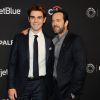 KJ Apa, Luke Perry lors du Paley Festival, àLos Angeles, le 25 mars 2018.