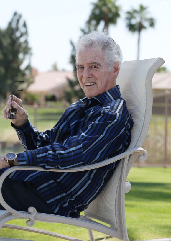 Exclusif - Jed Allan pose à Palm Desert, le 21 mars 2015. Jed a incarné un des piliers de la série américaine "Santa Barbara" puis a joué dans la série "Beverly Hills".