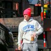 Justin Bieber est allé boire un café chez Blue Bottle Coffee à New York, le 6 mars 2019