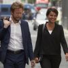 Najat Vallaud-Belkacem et son époux, le député Boris Vallaud, à Paris le 24 juin 2017.