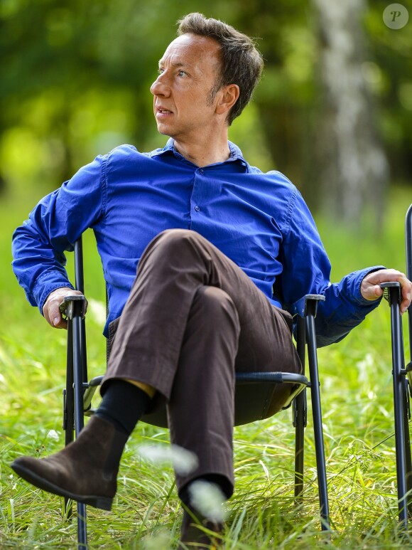 Exclusif - Tournage du téléfilm "Meurtres en Lorraine" avec la participation de Stéphane Bern au Plan incliné de Saint-Louis-Arzviller le 23 juillet 2018. © Pierre Perusseau / Bestimage