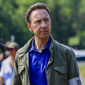 Exclusif - Stéphane Bern - Tournage du téléfilm "Meurtres en Lorraine" avec la participation de Stéphane Bern au Plan incliné de Saint-Louis-Arzviller le 23 juillet 2018.© Pierre Perusseau / Bestimage