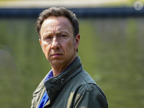 Exclusif - Stéphane Bern - Tournage du téléfilm "Meurtres en Lorraine" avec la participation de Stéphane Bern au Plan incliné de Saint-Louis-Arzviller le 23 juillet 2018. © Pierre Perusseau / Bestimage