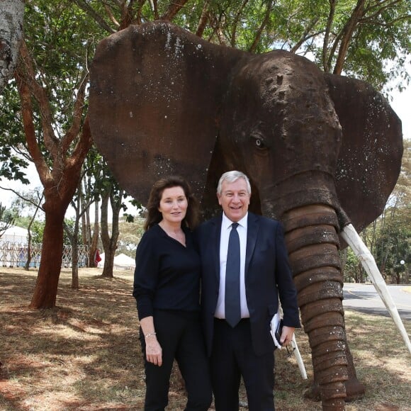 Rendez-vous avec Richard Attias et sa femme Cécilia en marge du sommet One Planet à Nairobi, Kenya le 14 mars 2019. Richard Attias est l'organisateur du One Planet Summit de Nairobi. © Dominique Jacovides / Bestimage